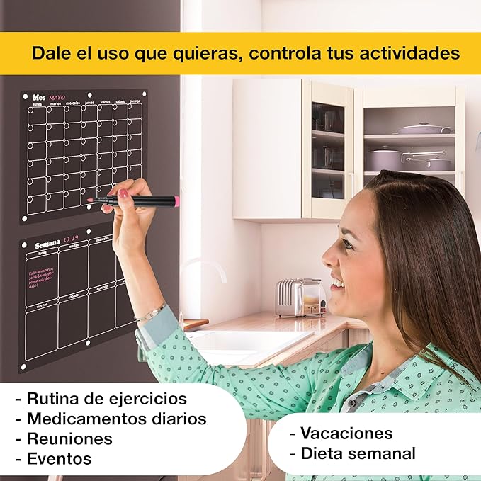 TABLERO ACRILICO MAGNETICO