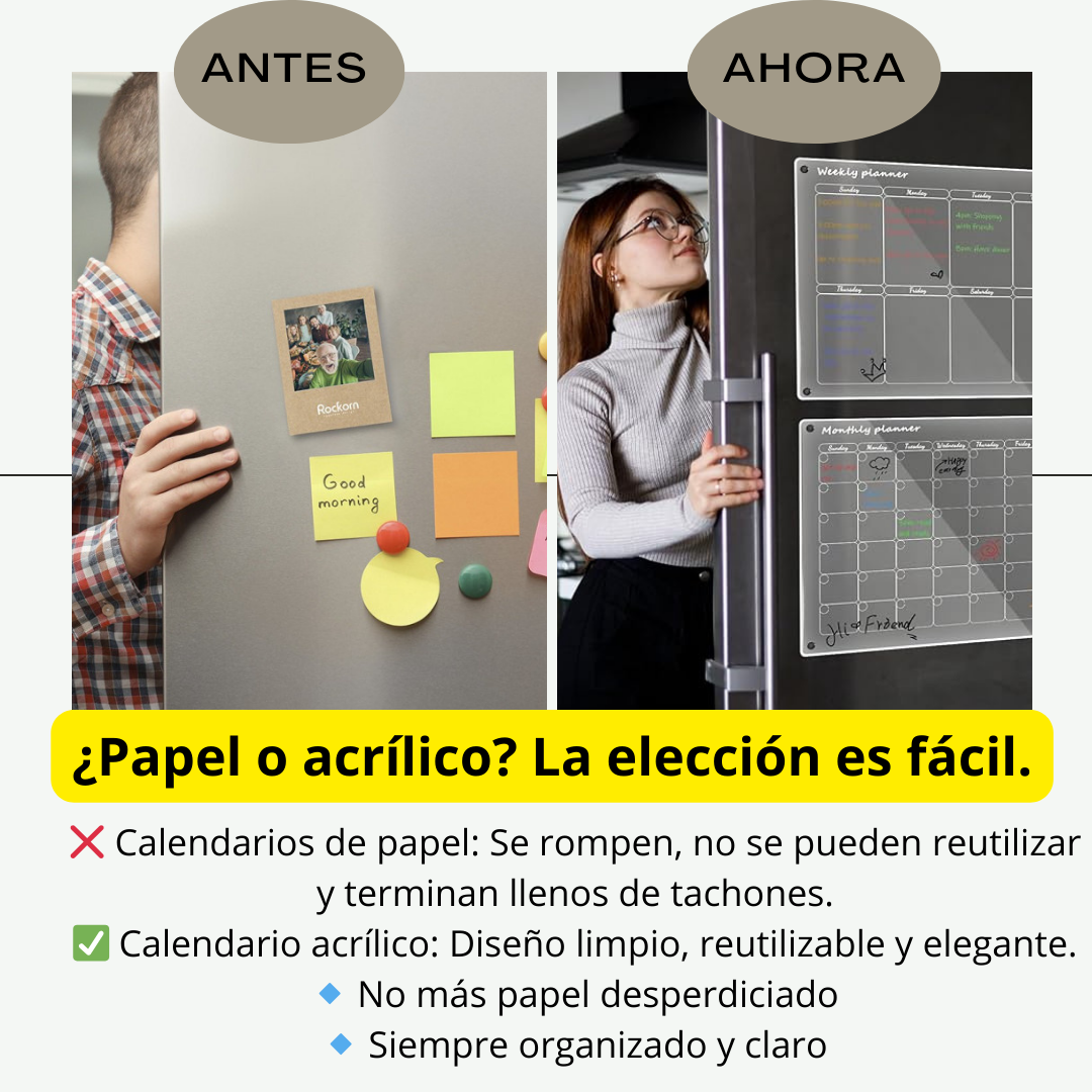 TABLERO ACRILICO MAGNETICO